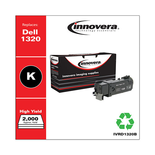 Innovera Remanufactured Black High-Yield Toner Cartridge, Replacement for Dell 1320 (310-9058), 2,000 Page-Yield