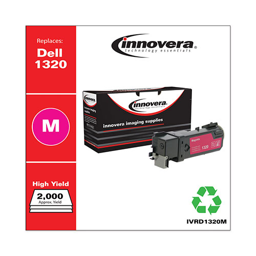 Innovera Remanufactured Magenta High-Yield Toner Cartridge, Replacement for Dell 1320 (310-9064), 2,000 Page-Yield