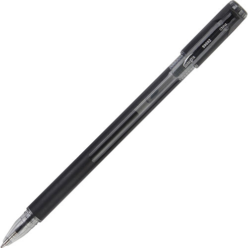 Integra Gel Pen, Stick, Quick-Dry, 67/100"W x 5-3/5"L x 47/100"H, Black