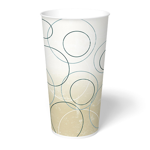 International Paper Champagne Paper Cold Cup, 22 oz.