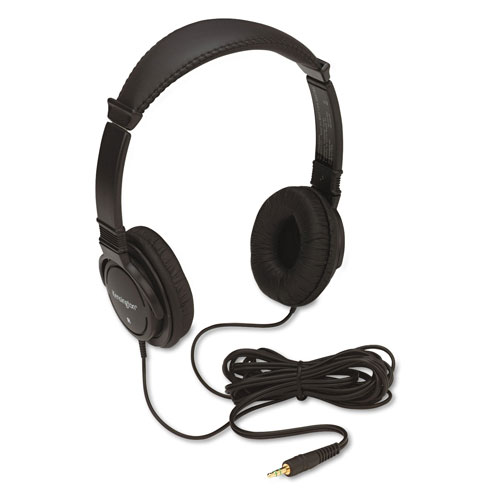 Kensington Hi-Fi Headphones, Plush Sealed Earpads, Black