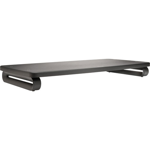 Kensington Monitor Stand, Extra-Wide, 24"Wx11-4/5"Dx2"H, Black