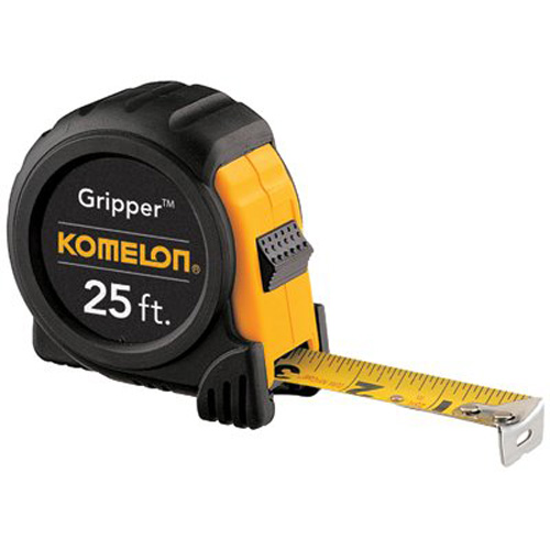 Komelon Usa Gripper Series Power Tape, 1" x 25', Black