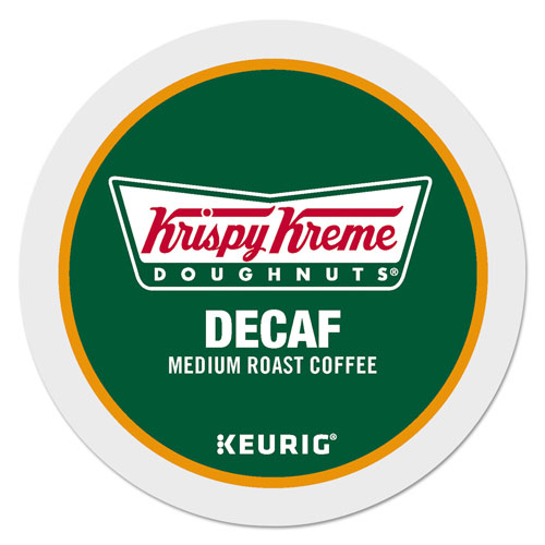 Krispy Kreme Classic Decaf Coffee K-Cups, Medium Roast, 24/Box