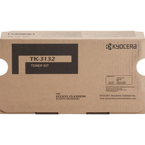 Kyocera Toner Cartridge f/3560/4300, 25,000 Black