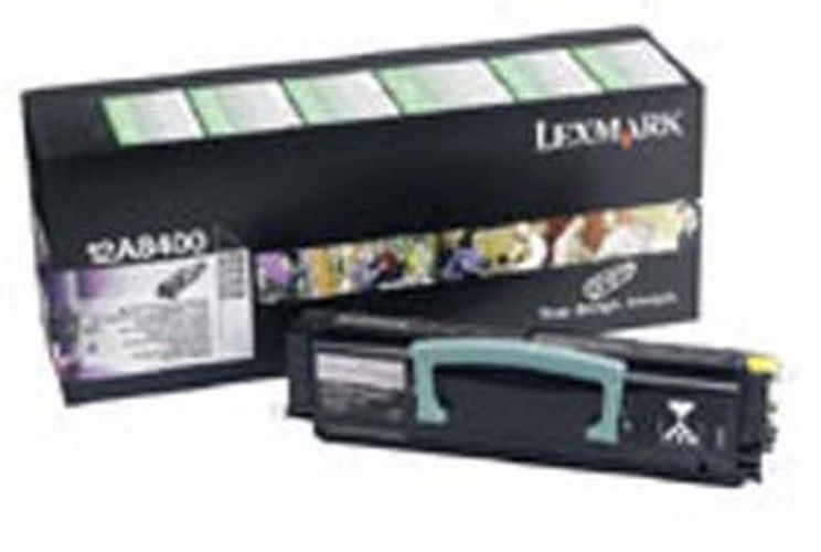 Laser Toner Black, Return Program, for E232, E330 and E332 Series. 2,500 page yield Replacement item# LEX24015SA