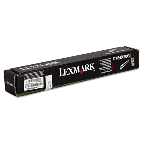 Lexmark C734X20G Photoconductor Kit, 20000 Page-Yield, Black