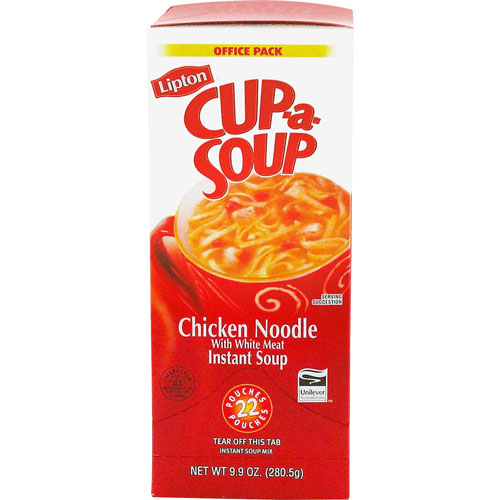 Lipton® Cup-a-Soup, Chicken Noodle, Single Serving, 22/Pack