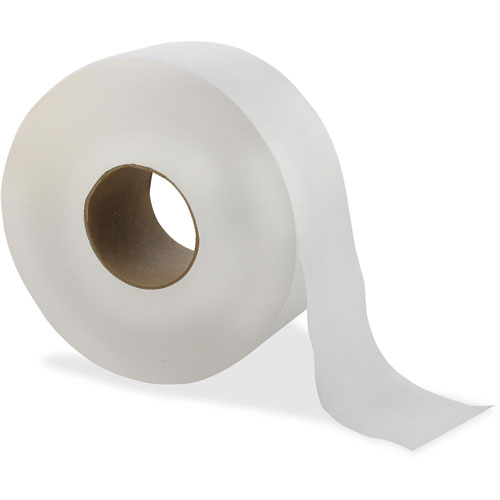 Livi Jumbo Bath Tissue, 2-Ply, White, 3.3 x 1,000 ft, 12/Carton