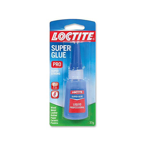 Loctite Super Glue, Professional Bottle, Fast Set, .71 oz., Clear