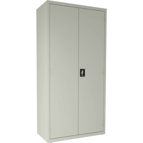 Lorell 4-shelf Steel Janitorial Cabinet, 36" x 18" x 72", 4 x Shelf(ves)