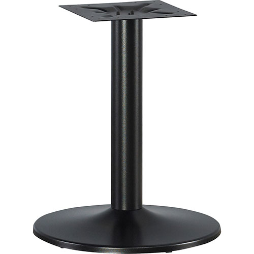 Lorell 87000 Series Conference Table Base for 42"/48" Tops, 24" x 24" x 29", Black