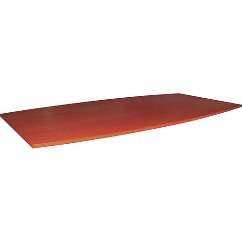 Lorell Boat-Shaped Tabletop, 48"x96"x1-1/4", Cherry