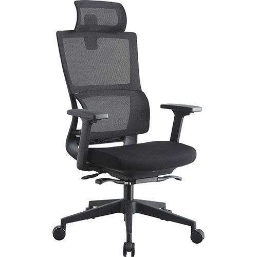 Lorell Chair, Lumbar Support, 28-1/2"Wx28-1/2"Lx51"H, Black