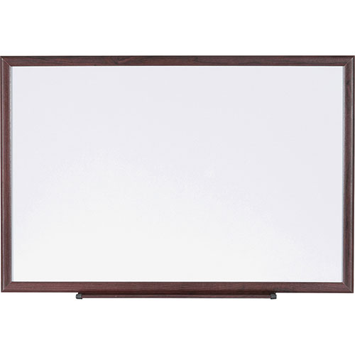 Lorell Dry-Erase Board, 3" x 2", Brown/White
