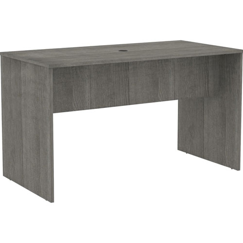 Lorell Essentials Laminate Standing Height Table, 72" x 36" x 41.3", Band Edge, Material: Polyvinyl Chloride (PVC) Edge, Finish: Weathered Charcoal Laminate Surface