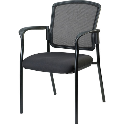 Lorell Guest Chair w/Arms, 32"x23"x9", Black