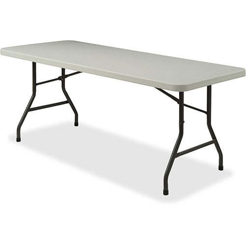 Lorell Light Duty Banquet Table, 600 lb. Capacity, 60" x 30" x 29", Platinum/Gray