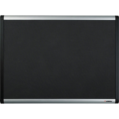 Lorell Mesh Bulletin Board w/ Hardware, 3'' x 4'', Black