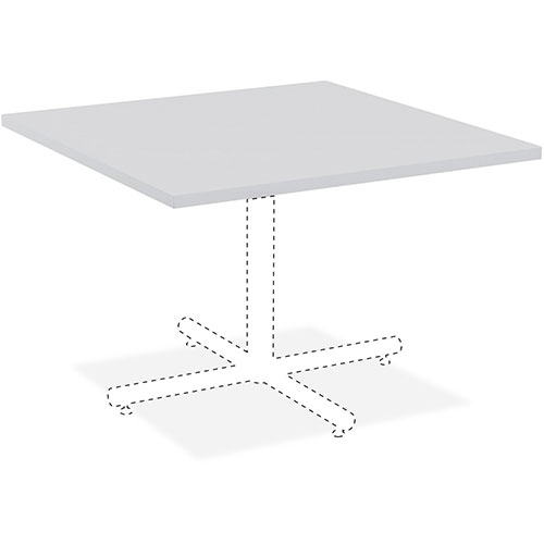 Lorell Table Top, 36"x36", Light Gray