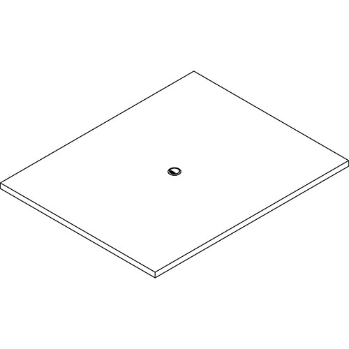 Lorell Tabletop, Rectangular, Modular, 60"x48"x1-1/2", Espresso