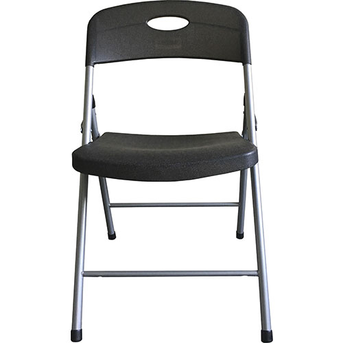 Lorell Translucent Folding Chairs,400 lb. Cap, 19-3/4" x 18-1/4" x 31", 4/CT, Smoke