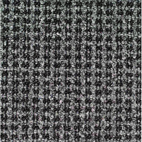 Ludlow Composites 4 x 6 Oxford Wiper Mat, Black/Gray