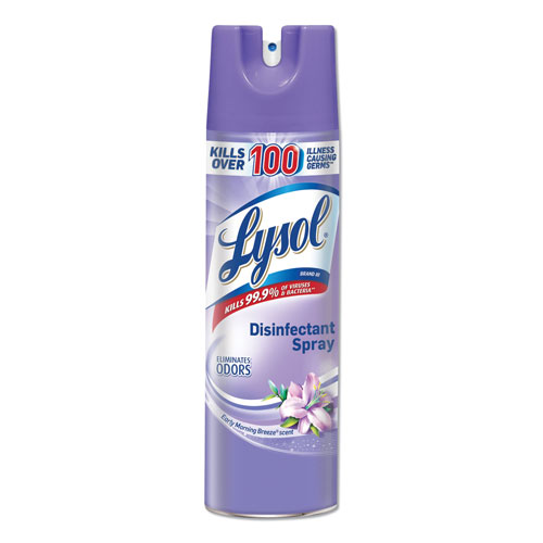 Lysol Disinfectant Spray, Early Morning Breeze Scent, 19oz Aerosol