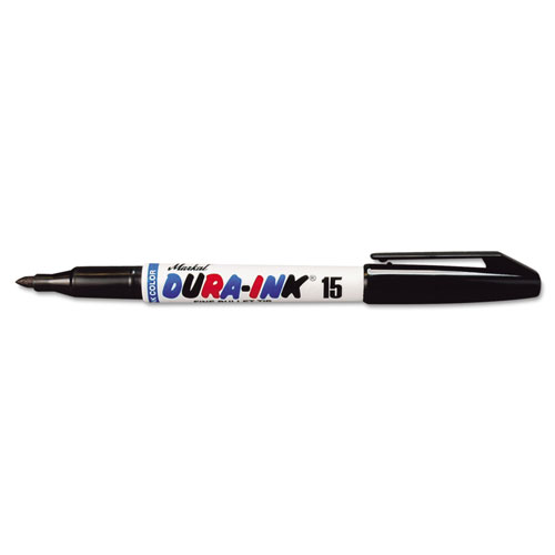 Markal Dura-Ink 15 Marker 96023, Fine Bullet Tip, Black