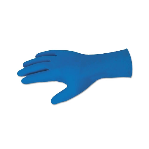 MCR Safety MedTech Exam Gloves, Medium, Blue, Latex, 11 mil