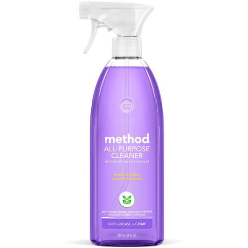 Method Products All Surface Cleaner, French Lavender, 28 oz Bottle, 8/Carton
