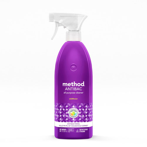 Method Products Antibac All-purpose Cleaner - Spray - 28 fl oz (0.9 quart) - Wildflower, Fresh Scent