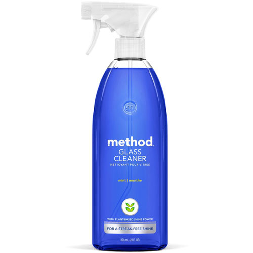 Method Products Glass and Surface Cleaner, Mint, 28 oz Bottle, 8/Carton