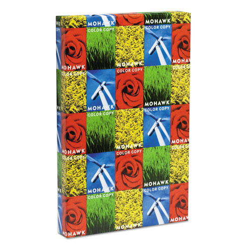 Mohawk/Strathmore Papers Color Copy Recycled Paper, 94 Bright, 28lb, 11 x 17, PC White, 500/Ream