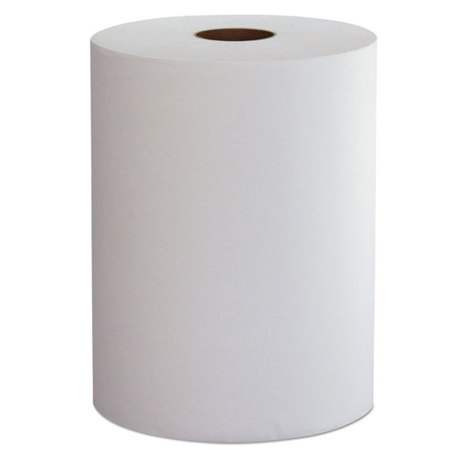 Morcon Paper 10 Inch Roll Towels, 1-Ply, 10" x 800 ft, White, 6 Rolls/Carton