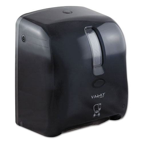 Morcon Paper Valay Proprietary Roll Towel Dispenser, 11.75" x 14" x 8.5", Black
