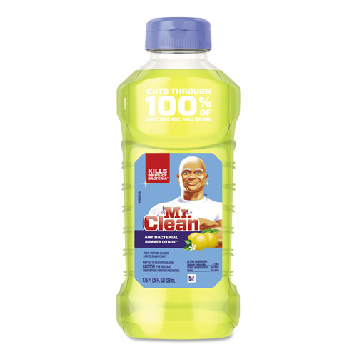 Mr. Clean Multi-Purpose Cleaning Solution, Antibacterial, Summer Citrus Scent, 28 oz. Spray Bottle