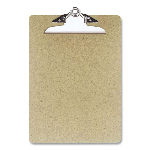 Officemate Recycled Hardboard Clipboard, 1" Capacity, Holds 8.5 x 11, Brown, 3/Pack