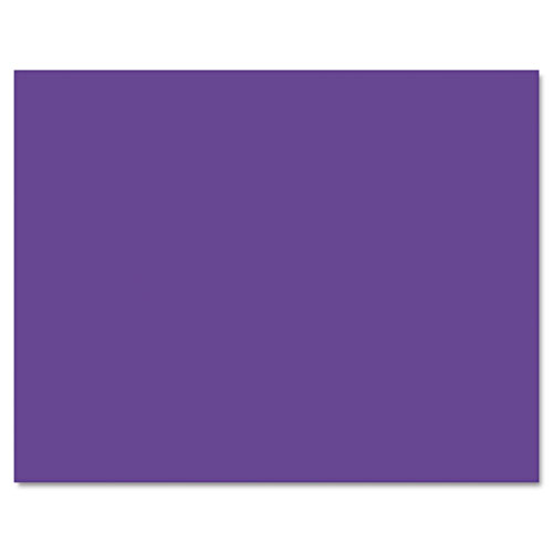 Pacon Four-Ply Railroad Board, 22 x 28, Purple, 25/Carton