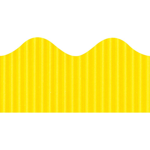 Pacon Scalloped Decorative Border, 2 1/4"x50', Yellow