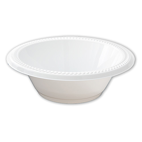 Pactiv 12 oz Plastic Bowl, White