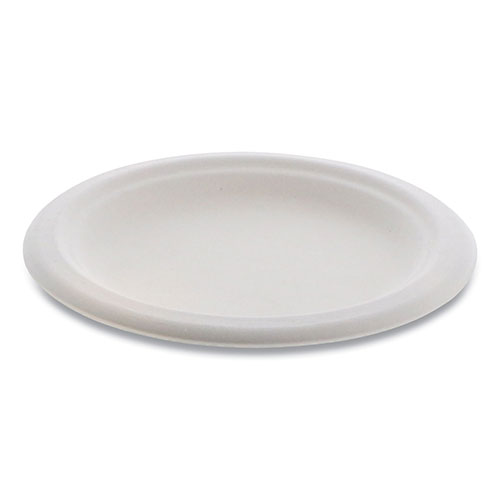 Pactiv EarthChoice Compostable Fiber-Blend Bagasse Dinnerware, Plate, 6" Diameter, Natural, 1,000/Carton