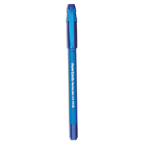 Papermate® FlexGrip Ultra Ballpoint Stick Pen, Blue Ink, Medium, Dozen