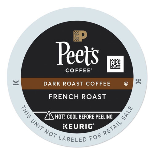 Peet's French Roast Coffee K-Cups, 22/Box