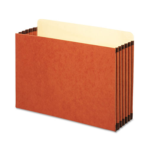 Pendaflex File Cabinet Pockets, 5.25" Expansion, Legal Size, Redrope, 10/Box