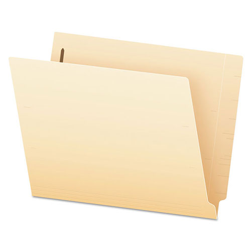 Pendaflex Manila End Tab Expansion Folders with Two Fasteners, 14-pt., 2-Ply Straight Tabs, Letter Size, 50/Box