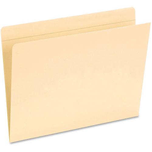 Pendaflex Pocket Folders, Straight Cut, Top Tab, Letter, Manila, 50/Box