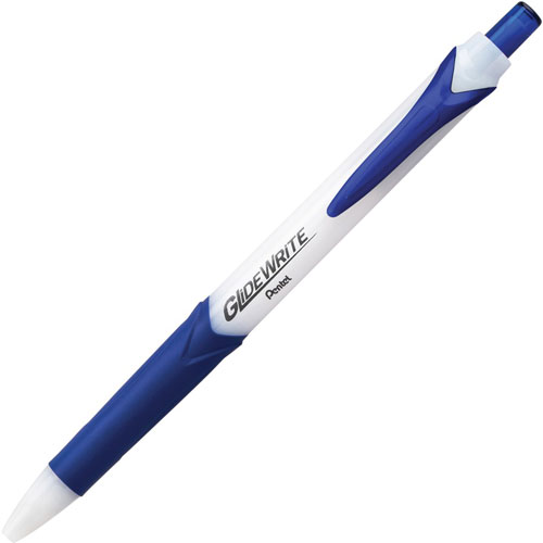 Pentel Pen, Ballpoint, 1.0mm Tip, 1/2"Wx3/5"Lx5-9/10"H, 12/PK, BE