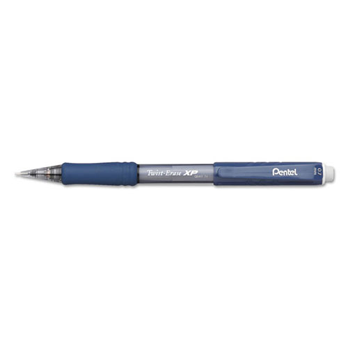 Pentel Twist-Erase EXPRESS Mechanical Pencil, 0.7 mm, HB (#2.5), Black Lead, Blue Barrel, Dozen