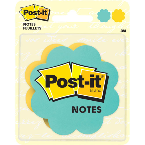 Post-it® Super Sticky Die Cut Notes, 3" x 3", 2/PK